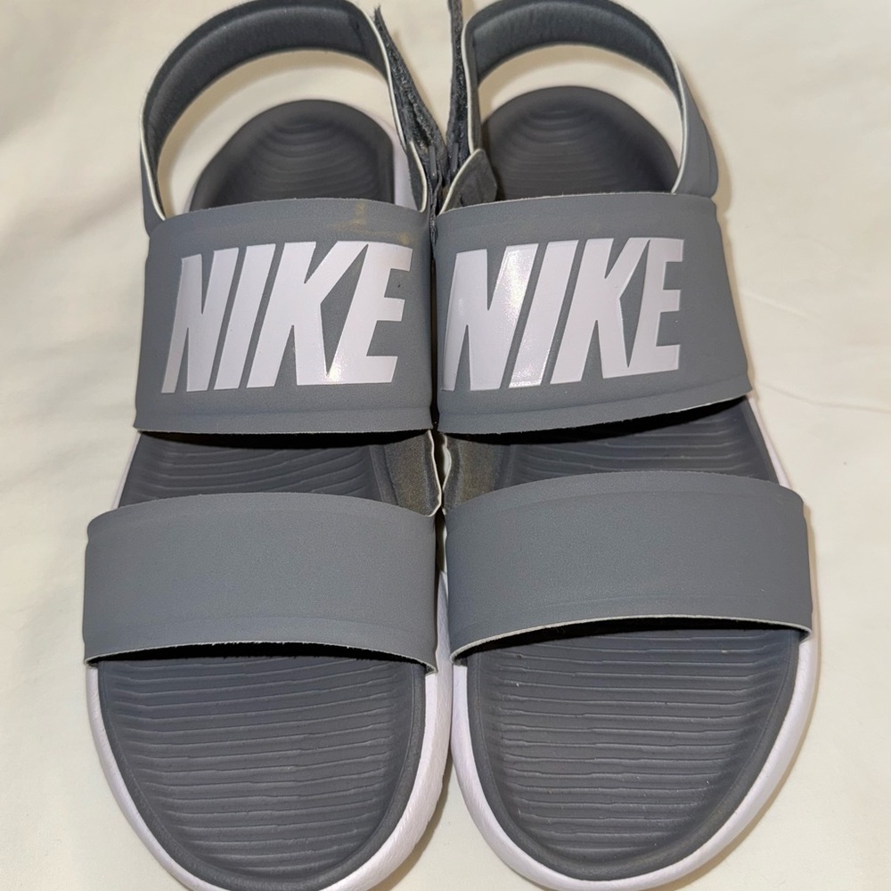 Nike Gray Slide Sandals